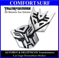 Car 3D Transformer AUTOBOT DECEPTICON Logo Decorate Sticker